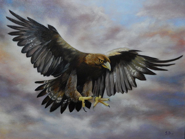 Águia -  60 x 80 - Téc Mista